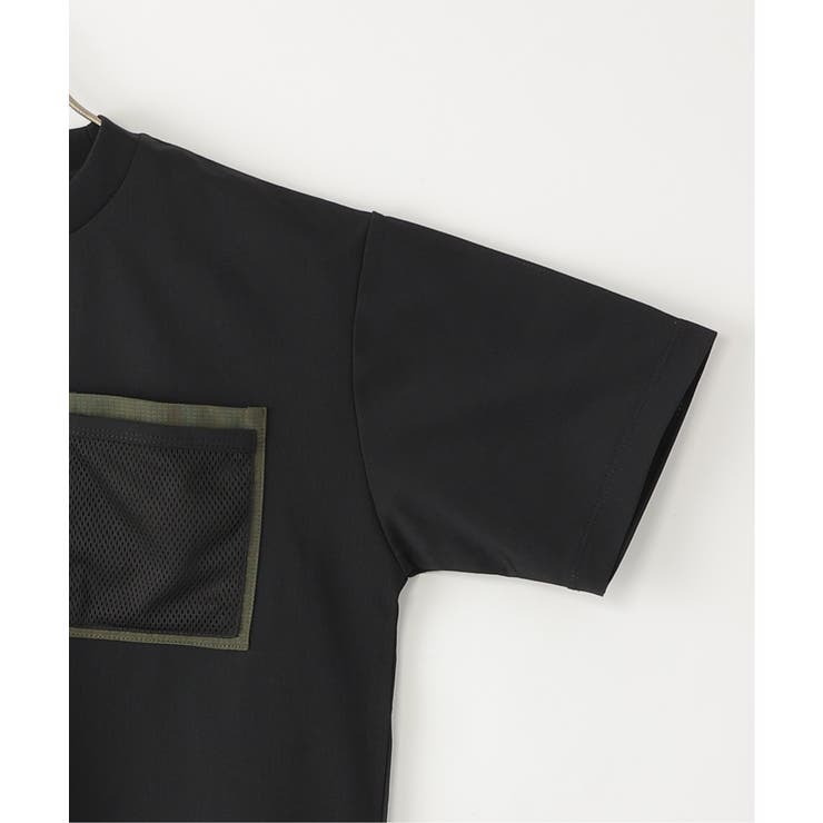 【セットアップ対応】冷感メッシュダブルポケ付きTシャツ（120~160cm） | ikka  | 詳細画像5 
