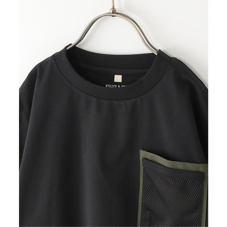 【セットアップ対応】冷感メッシュダブルポケ付きTシャツ（120~160cm） | ikka  | 詳細画像7 