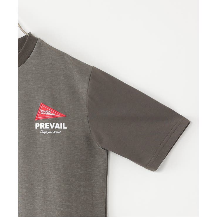 デニムニットコンビワッペンTシャツ（120~160cm） | ikka  | 詳細画像3 