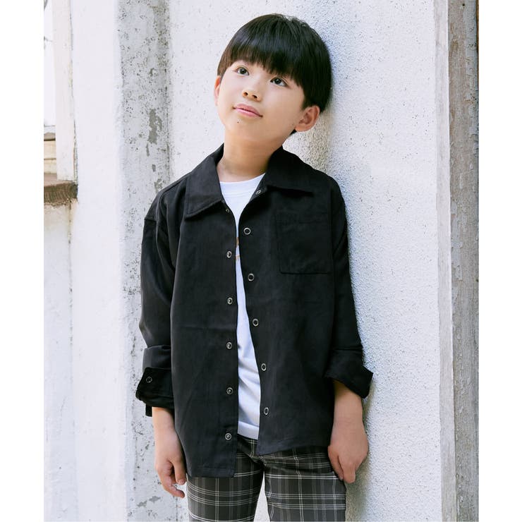 【親子コーデ】フェイクスエードシャウター（110~160cm） | ikka  | 詳細画像2 