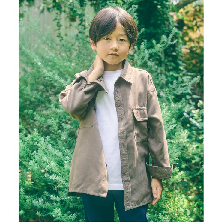 【親子コーデ】フェイクスエード／デニムシャウター（110~160cm） | ikka  | 詳細画像12 