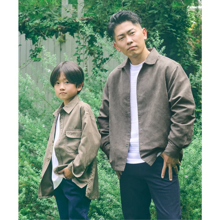 【親子コーデ】フェイクスエード／デニムシャウター（110~160cm） | ikka  | 詳細画像47 