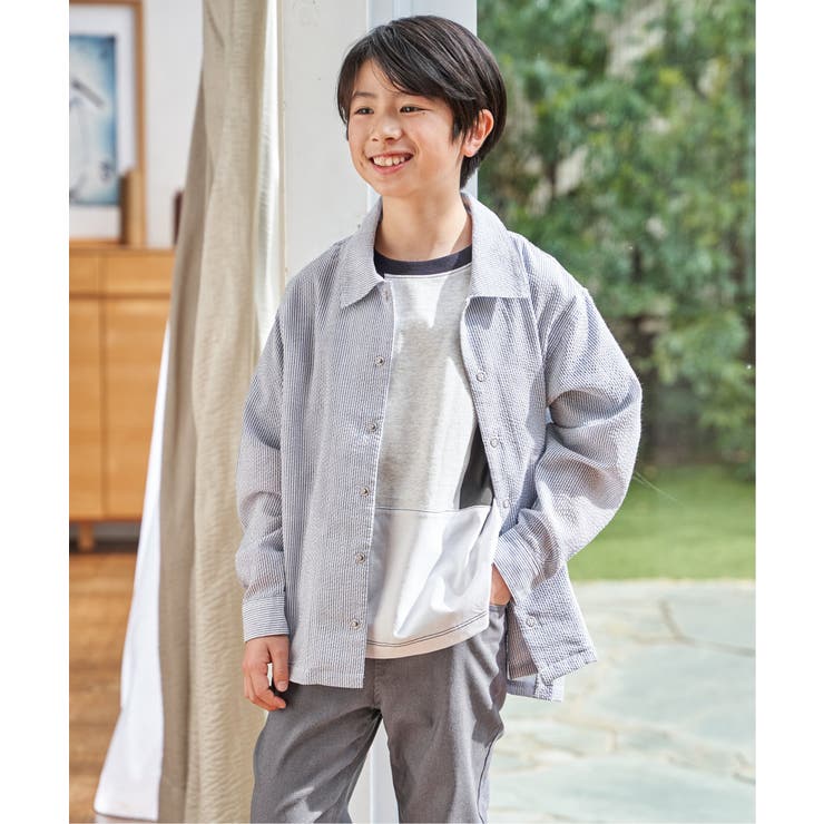 【親子コーデ】サッカースナップシャウター（110~160cm） | ikka  | 詳細画像2 