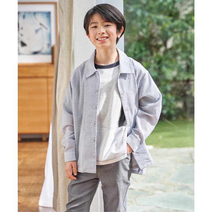 【親子コーデ】サッカースナップシャウター（110~160cm） | ikka  | 詳細画像3 