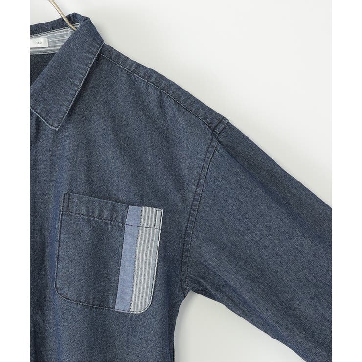 【親子コーデ】リネンライク7分袖2WAYシャツ（110~160cm） | ikka  | 詳細画像13 