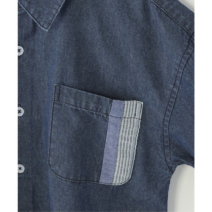 【親子コーデ】リネンライク7分袖2WAYシャツ（110~160cm） | ikka  | 詳細画像19 