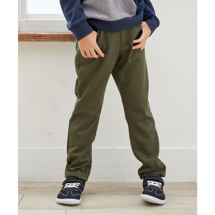 【親子コーデ】GOKU楽パンツ Warm裏シャギー（120~160cm） | ikka  | 詳細画像2 