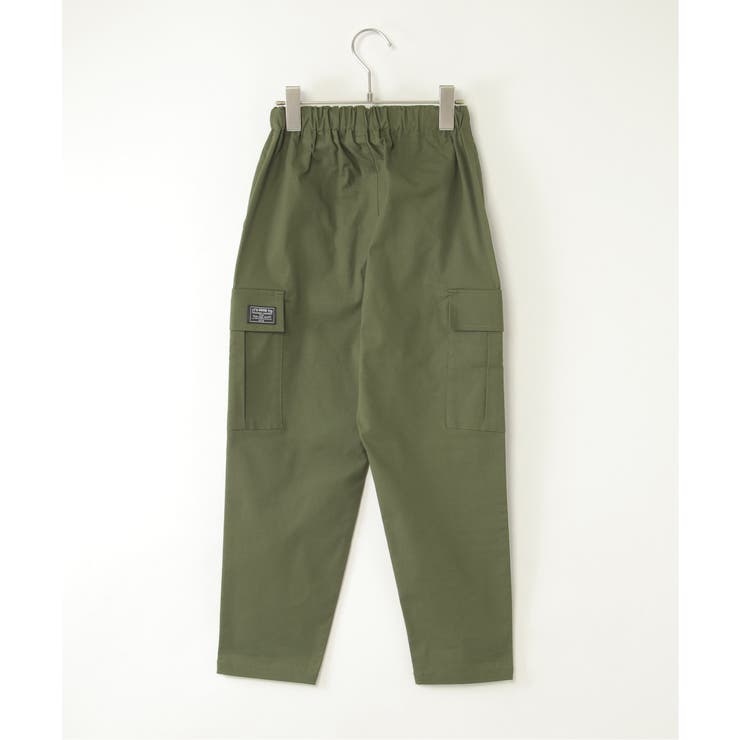 フェイクベルト付きゆるテーパードパンツ（120~160cm） | ikka  | 詳細画像2 