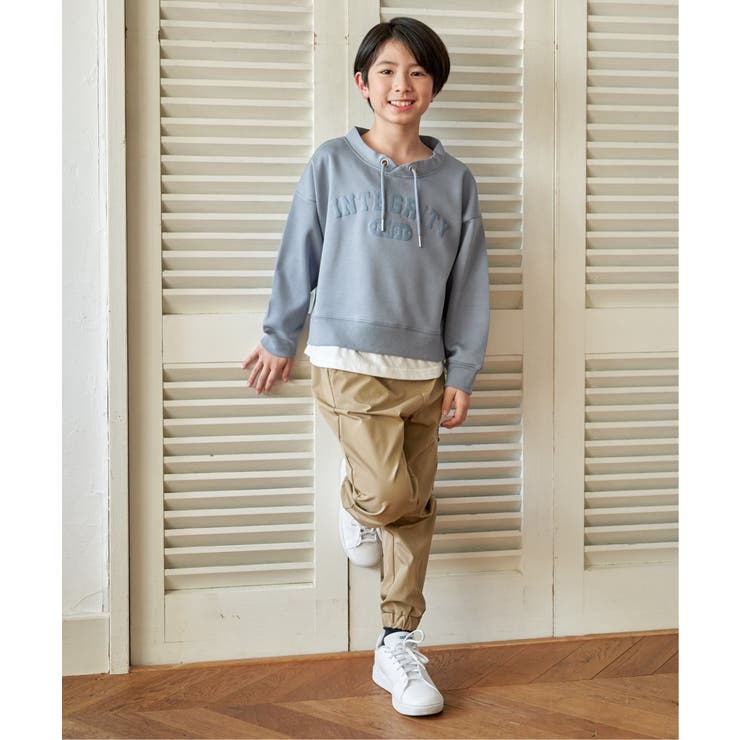 リップジップカーゴジョガーパンツ（120~160cm） | ikka  | 詳細画像9 