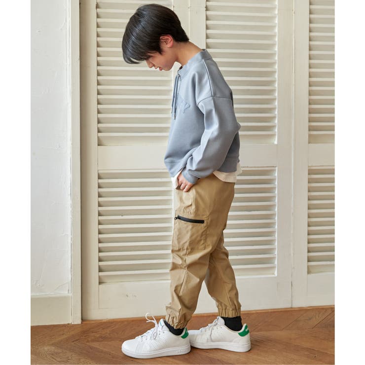 リップジップカーゴジョガーパンツ（120~160cm） | ikka  | 詳細画像11 