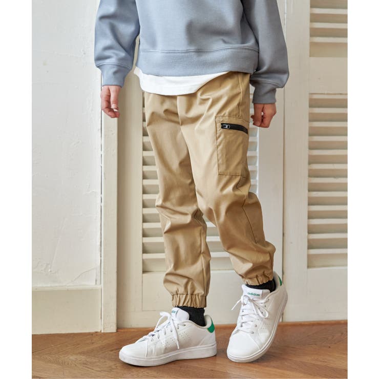 リップジップカーゴジョガーパンツ（120~160cm） | ikka  | 詳細画像2 