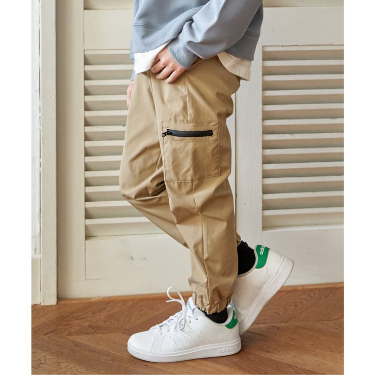 リップジップカーゴジョガーパンツ（120~160cm） | ikka  | 詳細画像5 