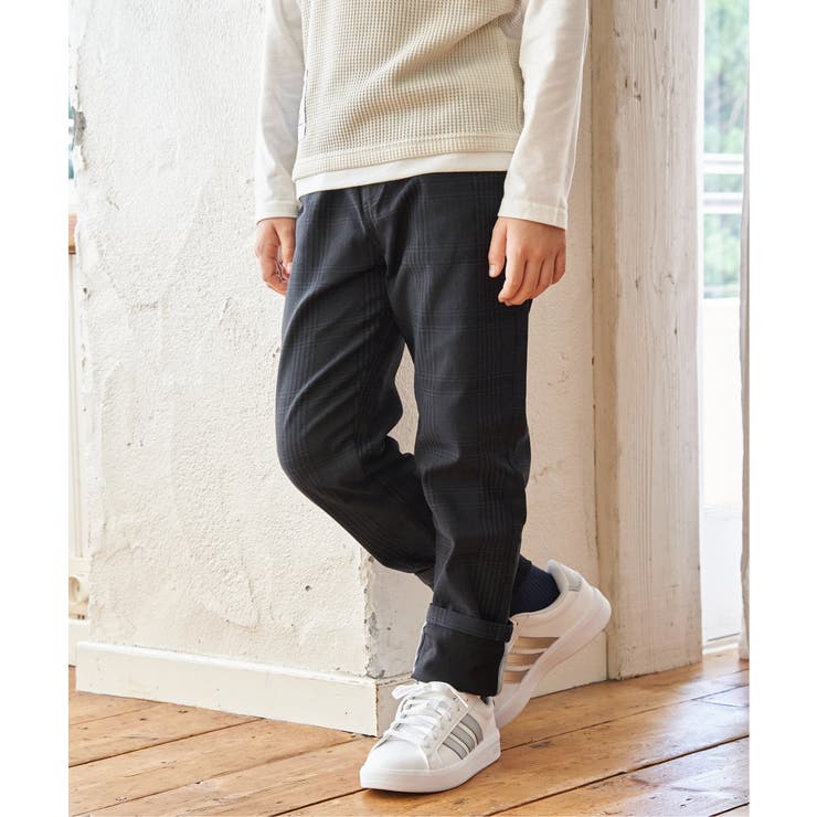 チャコール | GOKU楽パンツ スーパーストレッチ ボーイズ（120~160cm） | ikka 