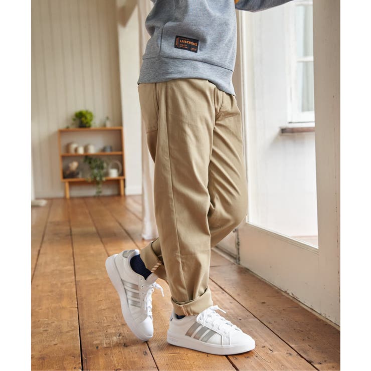 ベージュ | GOKU楽パンツ スーパーストレッチ ボーイズ（120~160cm） | ikka 