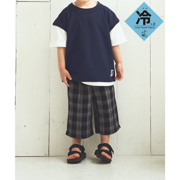 キッズ】【冷感】パナマハーフパンツ A（100~160cm）[品番：IKAW0016329]｜ikka （イッカ）のキッズ ファッション通販｜SHOPLIST（ショップリスト）