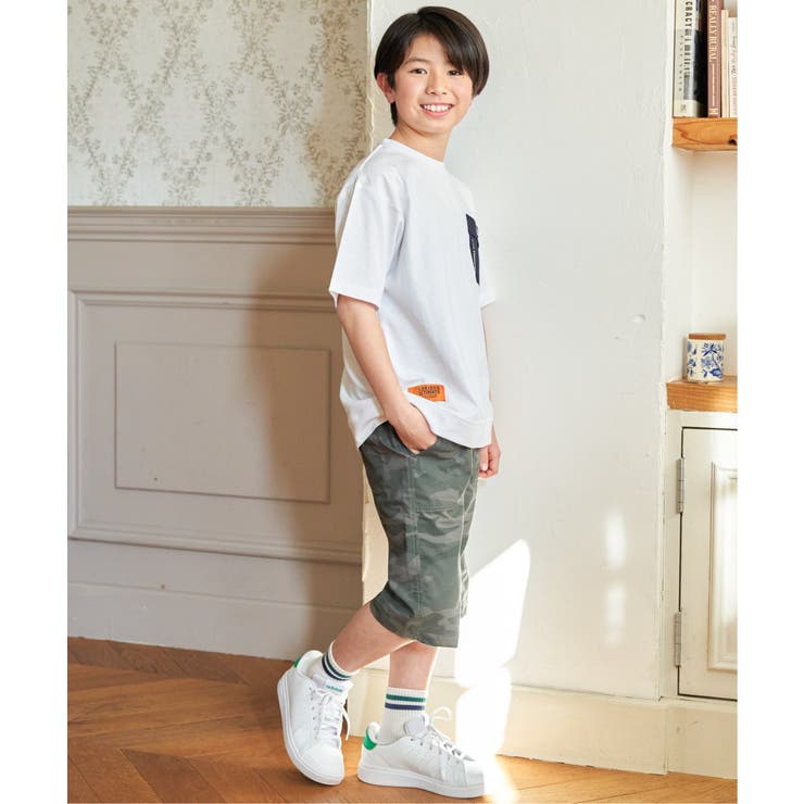 軽量リップ6.5分丈パンツ（120~160cm） | ikka  | 詳細画像20 