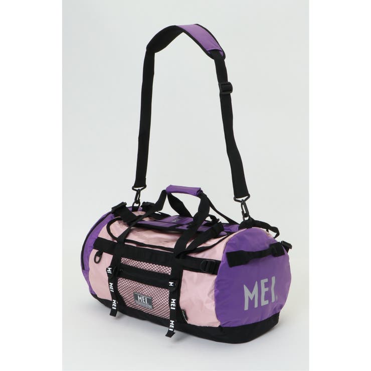 MEI ダッフルバッグ 紫・黒・ピンク　3way 美品 MEI ダッフルバッグ 紫・黒・ピンク 3way 美品 - メルカリ
