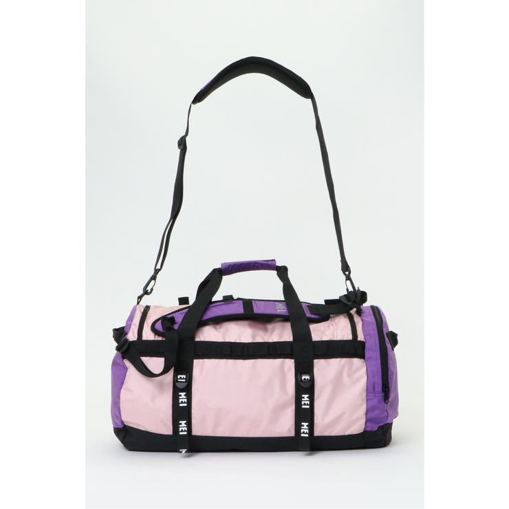 MEI ダッフルバッグ 紫・黒・ピンク　3way 美品 MEI ダッフルバッグ 紫・黒・ピンク 3way 美品 - メルカリ