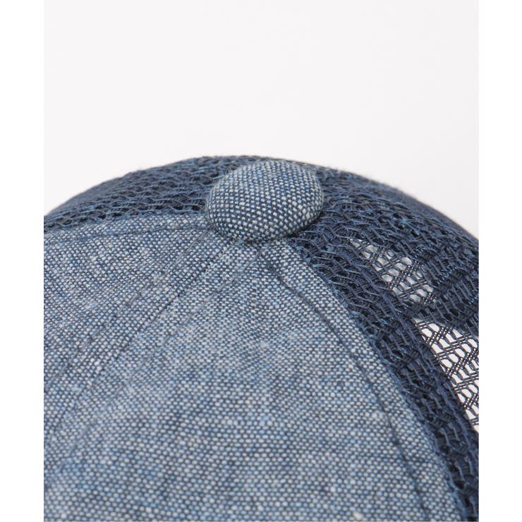 リネンライク刺繍ロゴメッシュキャップ | ikka  | 詳細画像23 