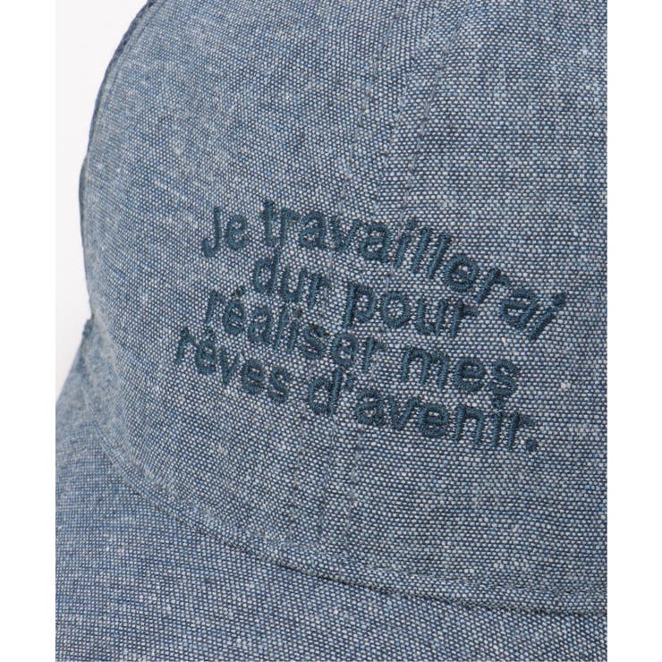 リネンライク刺繍ロゴメッシュキャップ | ikka  | 詳細画像27 