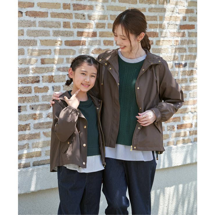 【親子コーデ】ピケ比翼フレアマンパジャケット（110~160cm） | ikka  | 詳細画像11 