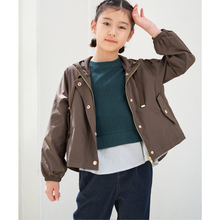 【親子コーデ】ピケ比翼フレアマンパジャケット（110~160cm） | ikka  | 詳細画像6 