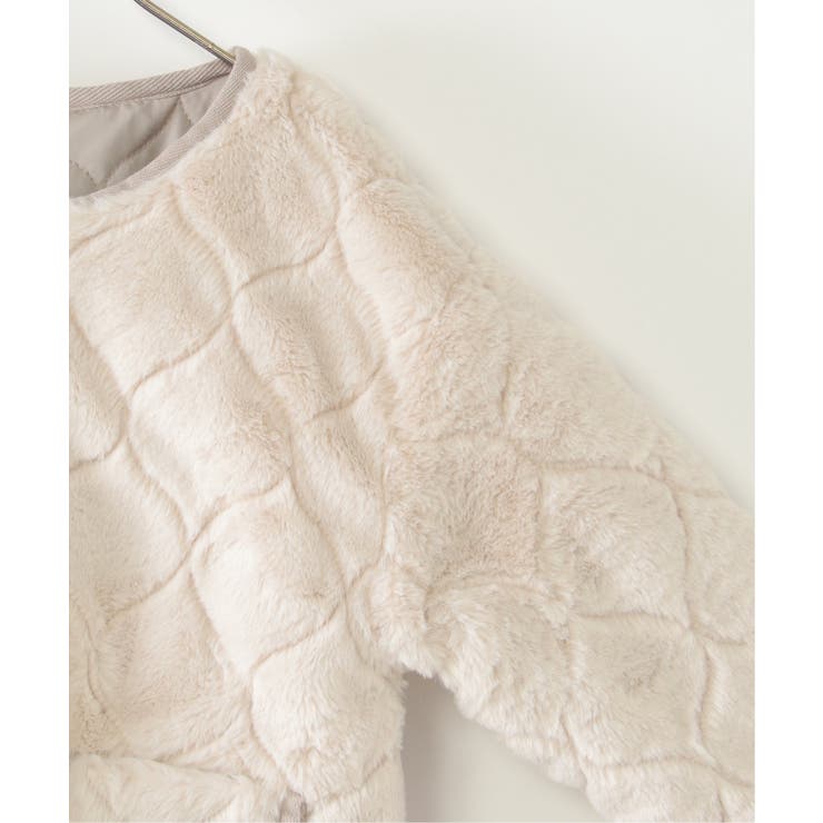 【親子コーデ】2WAYキルトファージャケット（110~160cm） | ikka  | 詳細画像17 