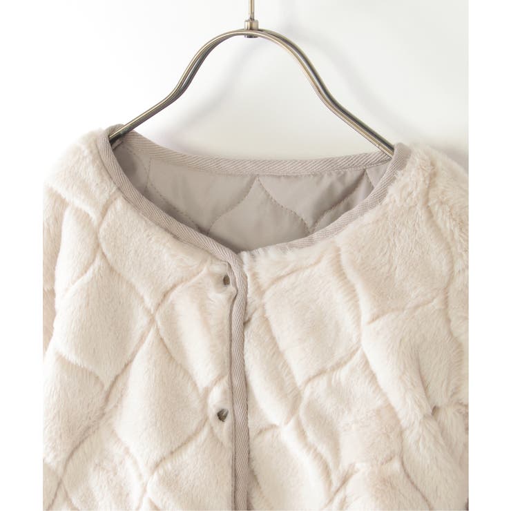 【親子コーデ】2WAYキルトファージャケット（110~160cm） | ikka  | 詳細画像20 