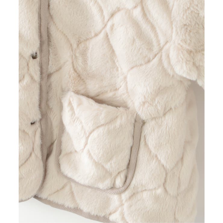 【親子コーデ】2WAYキルトファージャケット（110~160cm） | ikka  | 詳細画像21 