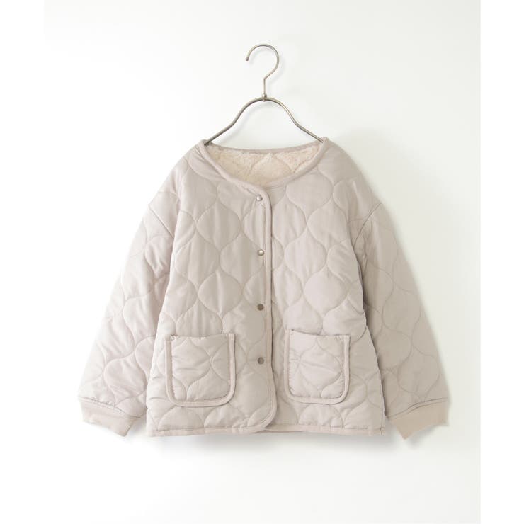 【親子コーデ】2WAYキルトファージャケット（110~160cm） | ikka  | 詳細画像25 