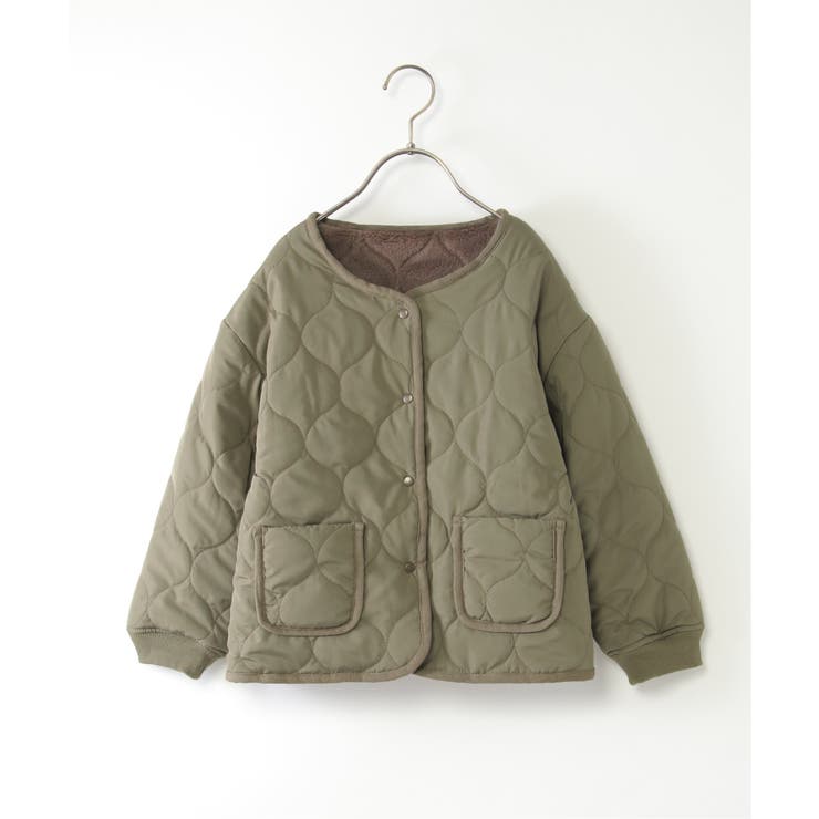 【親子コーデ】2WAYキルトファージャケット（110~160cm） | ikka  | 詳細画像28 