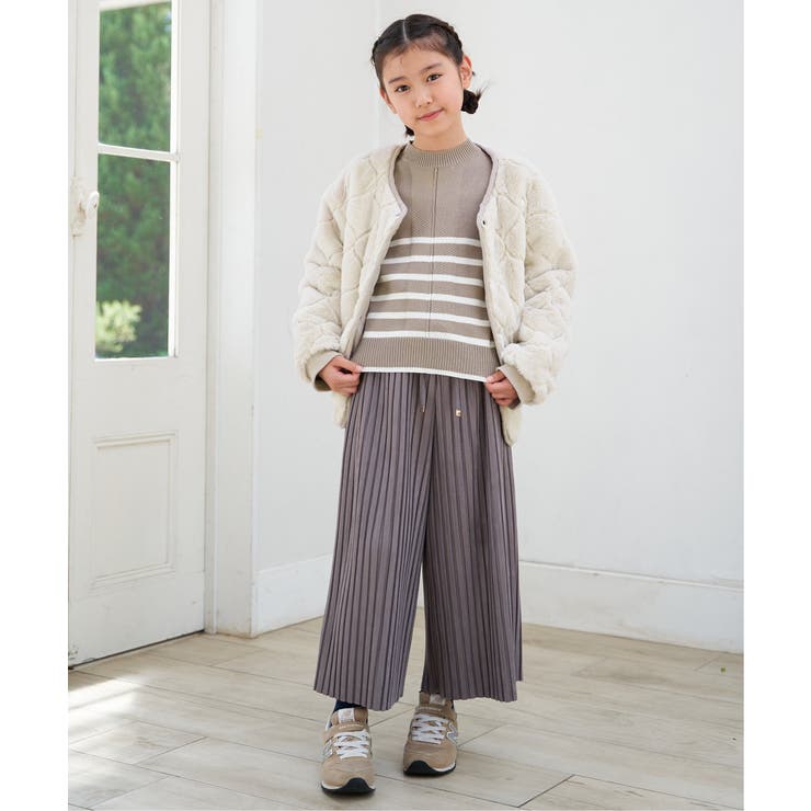 【親子コーデ】2WAYキルトファージャケット（110~160cm） | ikka  | 詳細画像4 