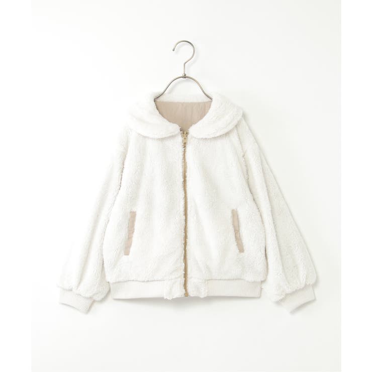 【2WAY】リバーシブルファーブルゾン（110~160cm） | ikka  | 詳細画像11 