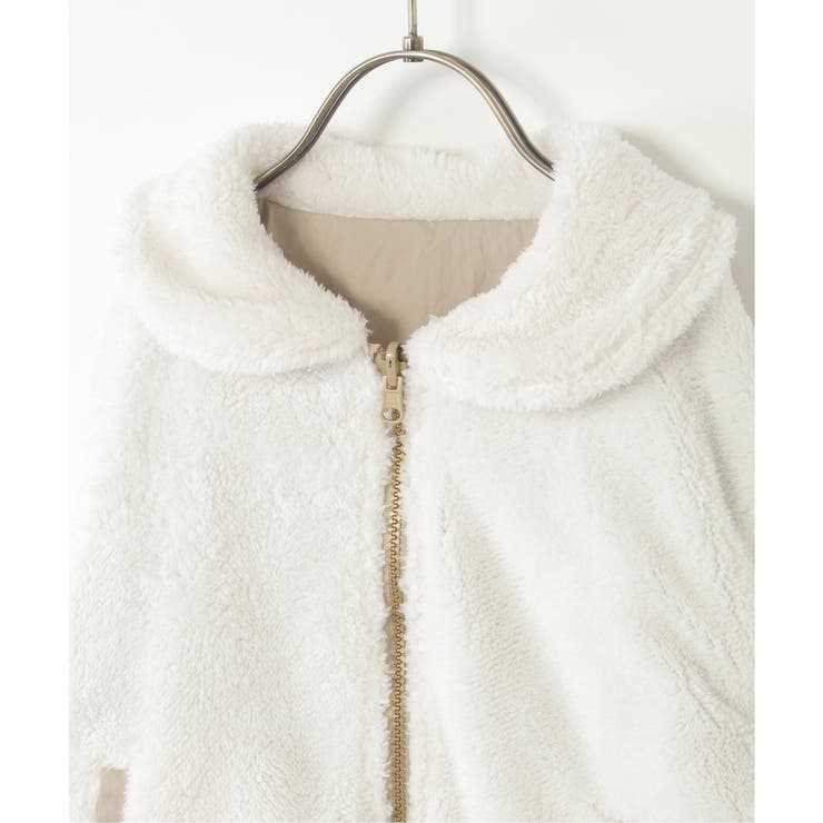 【2WAY】リバーシブルファーブルゾン（110~160cm） | ikka  | 詳細画像16 