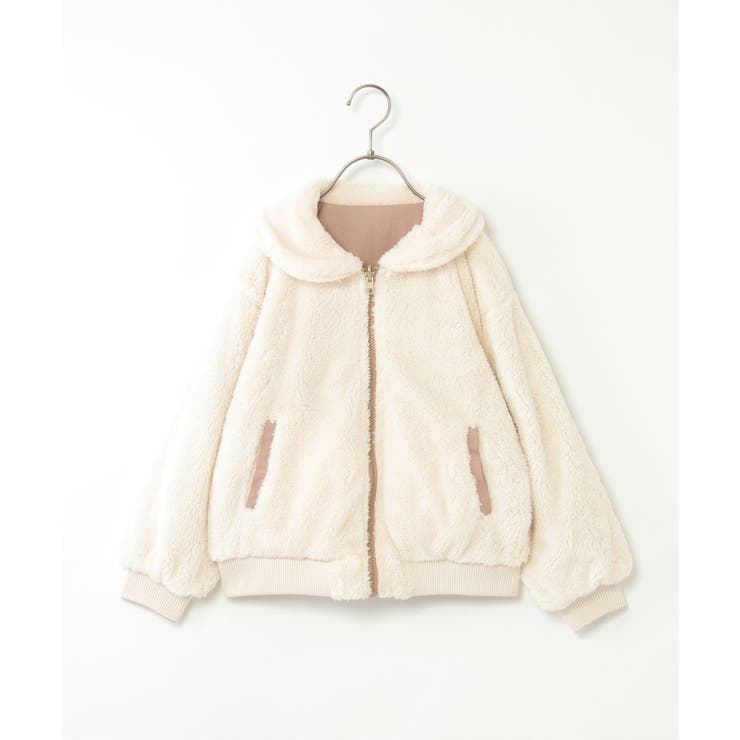 【2WAY】リバーシブルファーブルゾン（110~160cm） | ikka  | 詳細画像20 