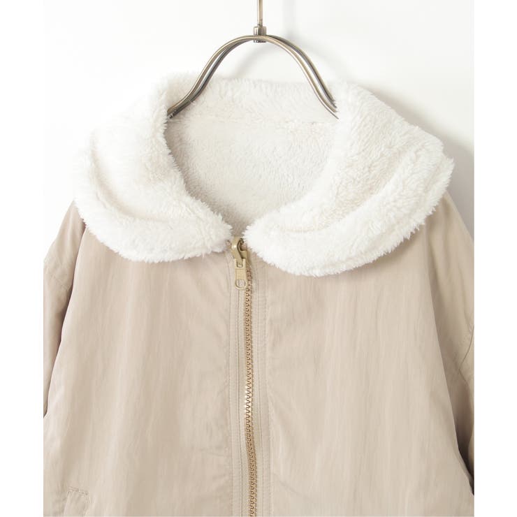 【2WAY】リバーシブルファーブルゾン（110~160cm） | ikka  | 詳細画像6 