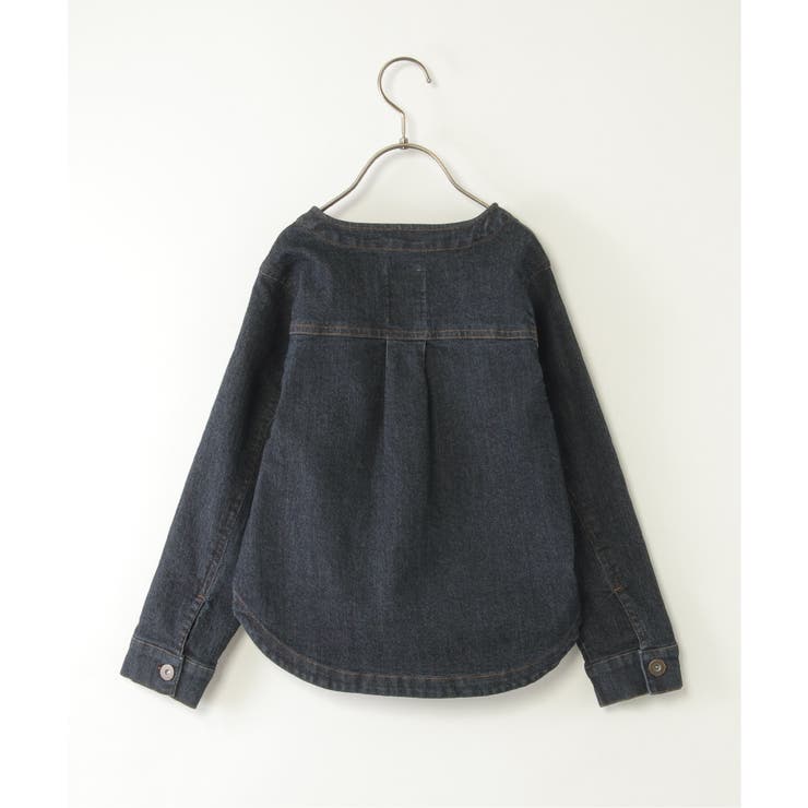 【親子コーデ】ストレッチノーカラーGジャン（120~160cm） | ikka  | 詳細画像2 