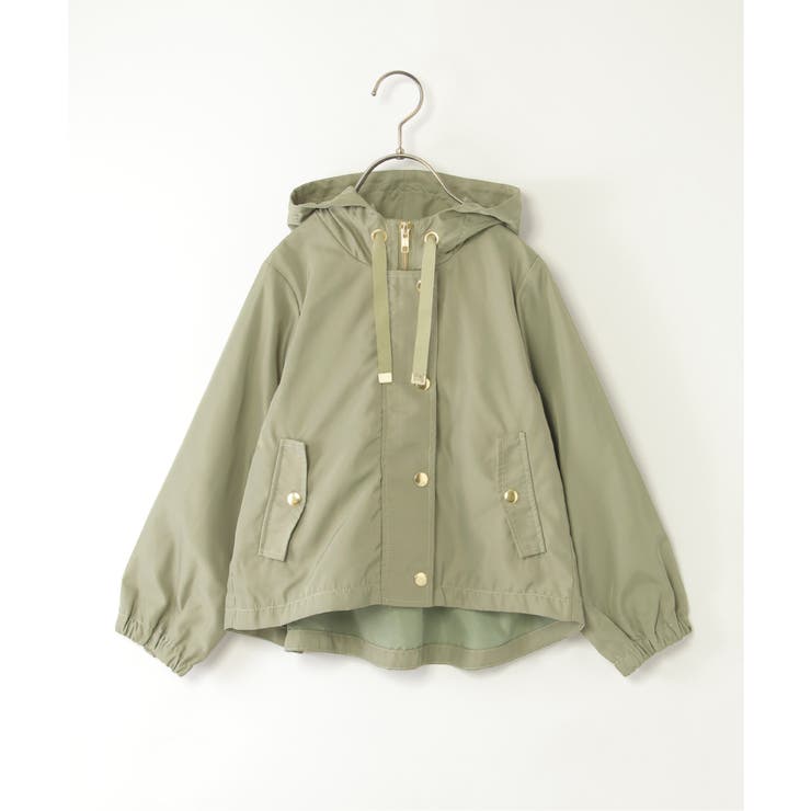 ライトグリーン | 【親子コーデ】サテンフレア比翼マンパジャケット（110~160cm） | ikka 