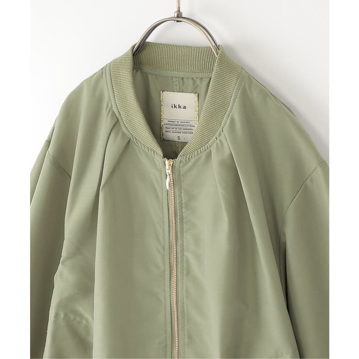 【親子コーデ】シアーリブブルゾン（110~160cm） | ikka  | 詳細画像11 