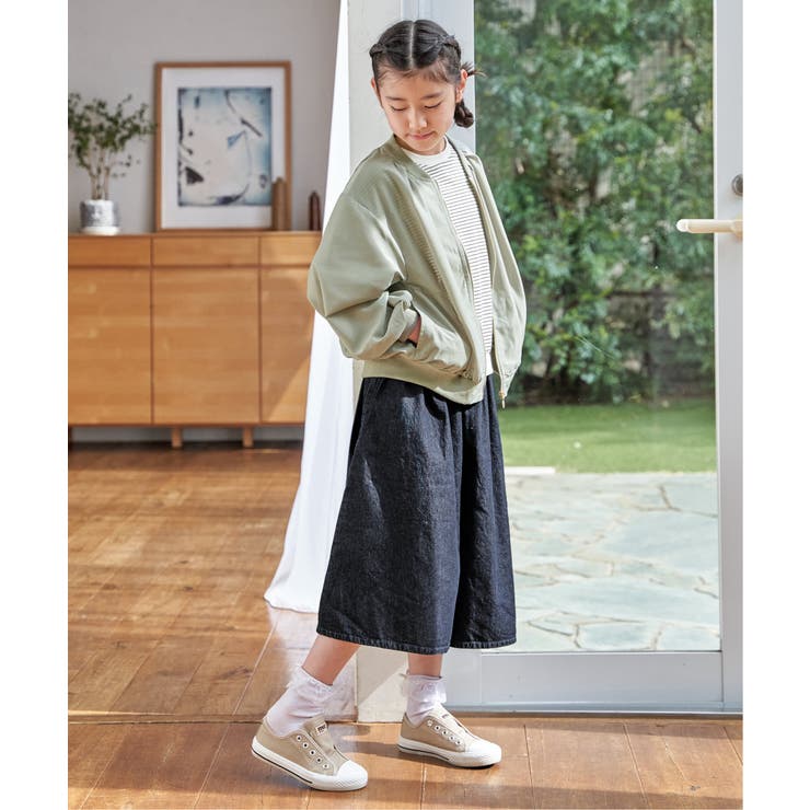 【親子コーデ】シアーリブブルゾン（110~160cm） | ikka  | 詳細画像4 