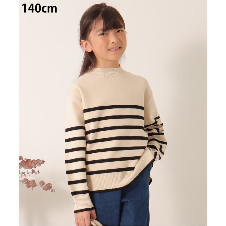 Ikka トレーナー 長袖 ボーダー 子供服 女の子 - トップス(Tシャツ