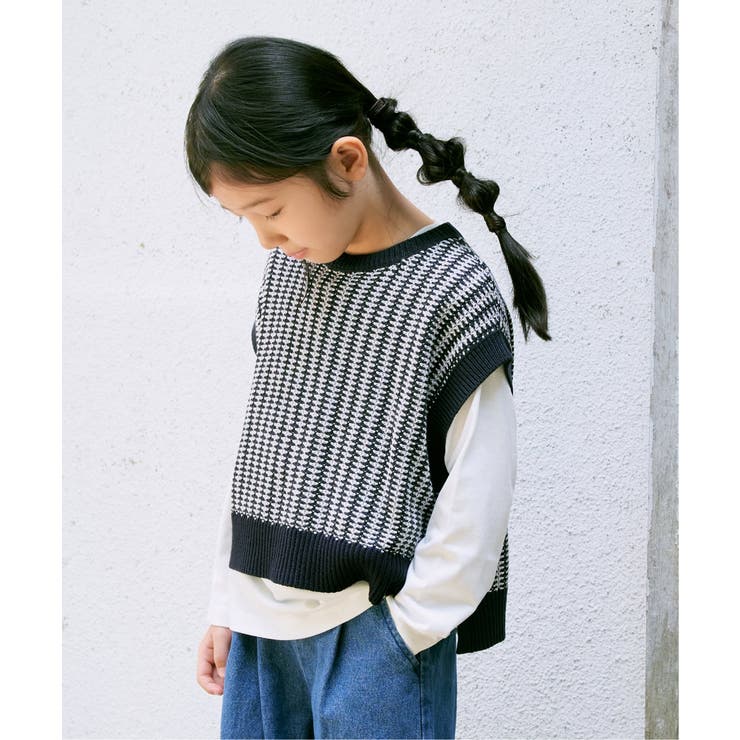 【親子コーデ】ニットベストSET（120~160cm） | ikka  | 詳細画像7 