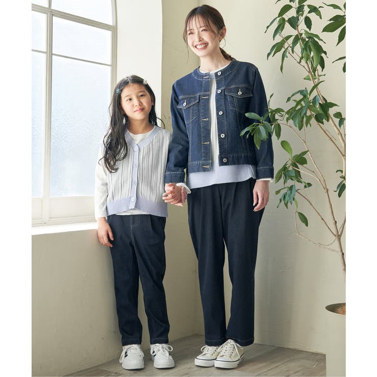 【メディア紹介商品】サイドボタンニットベストアンサンブル（120~160cm）【… | ikka  | 詳細画像10 