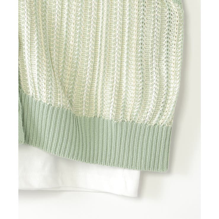 【メディア紹介商品】サイドボタンニットベストアンサンブル（120~160cm）【… | ikka  | 詳細画像16 