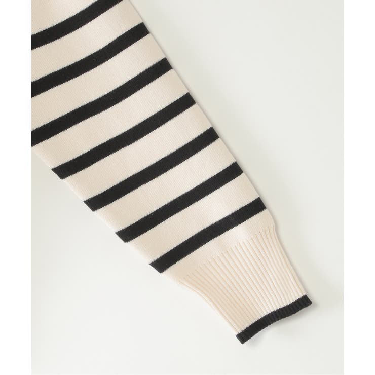 【親子コーデ】コットンMIXボーダーニットプルオーバー（120~160cm） | ikka  | 詳細画像17 