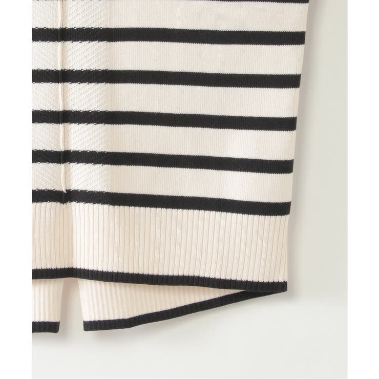 【親子コーデ】コットンMIXボーダーニットプルオーバー（120~160cm） | ikka  | 詳細画像18 