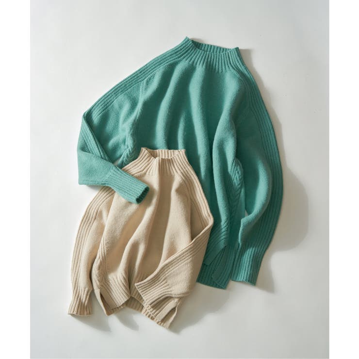 【親子コーデ】サイドスリットニットプルオーバー（120~160cm） | ikka  | 詳細画像2 