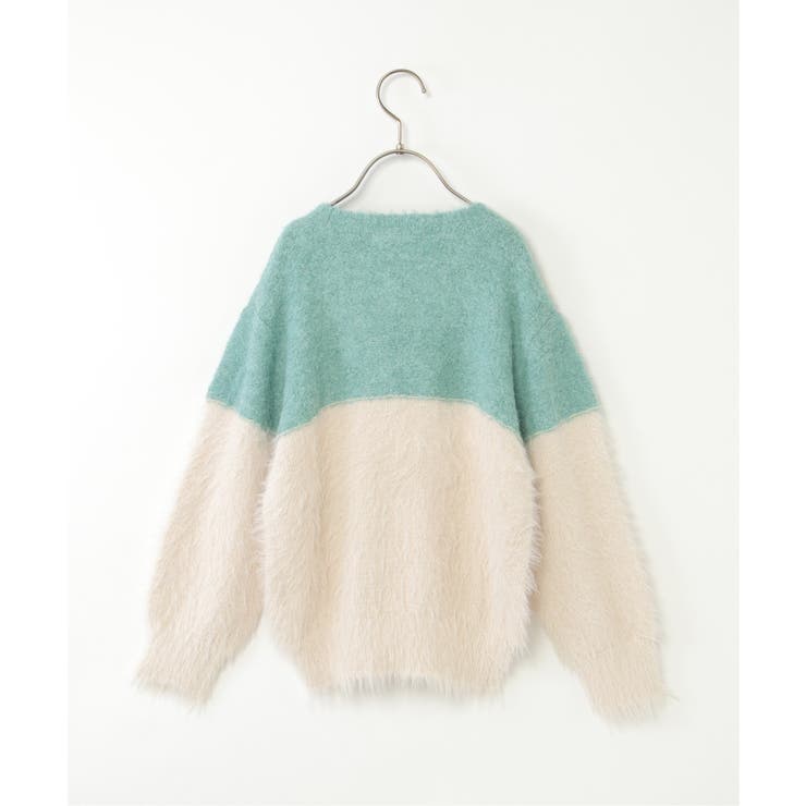 【親子コーデ】ブークレーフェザー切り替えニット（120~160cm） | ikka  | 詳細画像4 