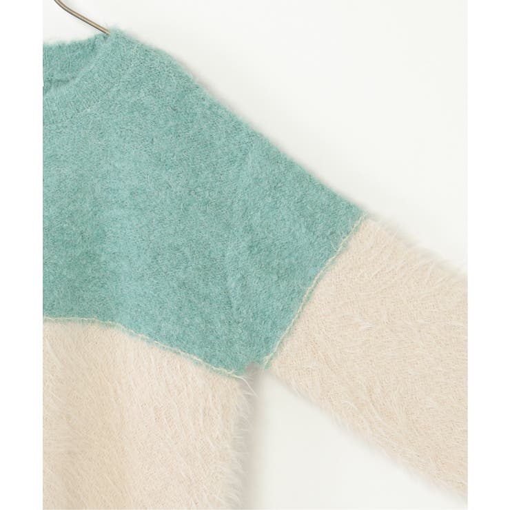 【親子コーデ】ブークレーフェザー切り替えニット（120~160cm） | ikka  | 詳細画像5 