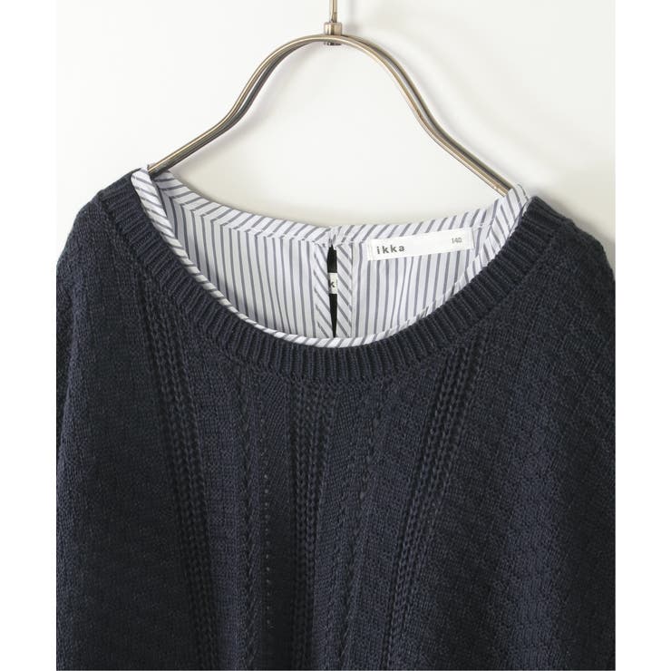 【親子コーデ】サイドリボンニットベストセット（120~160cm） | ikka  | 詳細画像6 